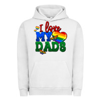 Pigment Lunar Rock I love my dads Urban Hoodie - FaDigitalArtStudio