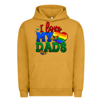 Pigment Peanut Butter I love my dads Urban Hoodie - FaDigitalArtStudio