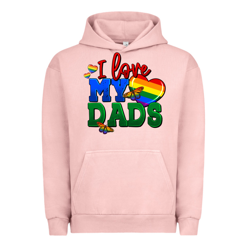 I Love My Dads Urban Hoodie by FaDigitalArtStudio | Teevron