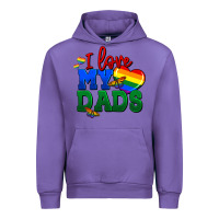 Tulip I love my dads Urban Hoodie - FaDigitalArtStudio