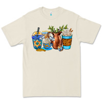 Bone hannukah coffee cups Premium Tee - AdoDesignShop