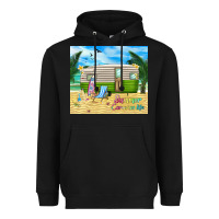 Black summer caravan life Heavyweight Hoodie - TumblerDesignByShophia