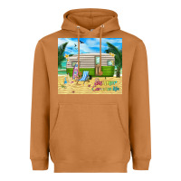 Meerkat summer caravan life Heavyweight Hoodie - TumblerDesignByShophia