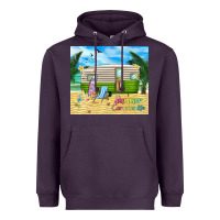 Plum summer caravan life Heavyweight Hoodie - TumblerDesignByShophia