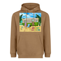Toasted Coconut summer caravan life Heavyweight Hoodie - TumblerDesignByShophia