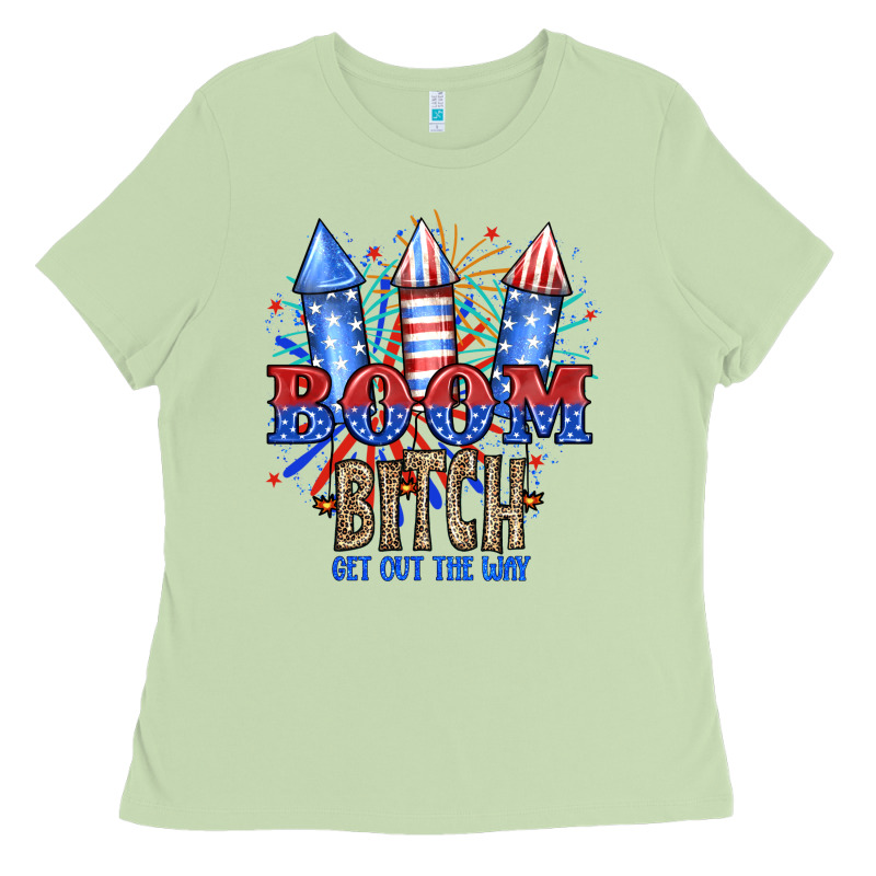 Boom Bıtch Get Out The Way Ladies Tee by JahusDesignShop | Teevron