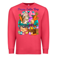 Cardinal Happy Easter Day truck Premium Sweatshirt - HowdyJamesFarm