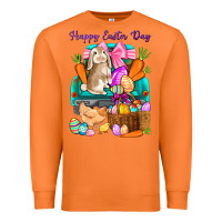 Carrot Happy Easter Day truck Premium Sweatshirt - HowdyJamesFarm