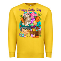 Lemon Happy Easter Day truck Premium Sweatshirt - HowdyJamesFarm