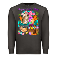 Smoke Happy Easter Day truck Premium Sweatshirt - HowdyJamesFarm
