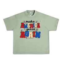 Oil Green make america great again Urban Heavy Tee - MaliasSmallBusiness