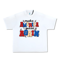 White make america great again Urban Heavy Tee - MaliasSmallBusiness