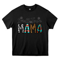 Black small town mama Heavy Core Tee - CowhideDigitalArt