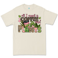 Bone all i need is coffee and plants Premium Tee - JahusDesignShop