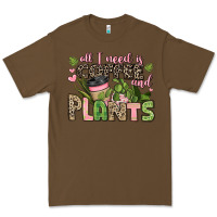 Cacao all i need is coffee and plants Premium Tee - JahusDesignShop