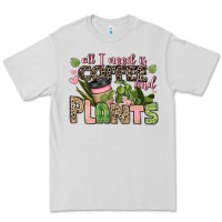 Dove Grey all i need is coffee and plants Premium Tee - JahusDesignShop