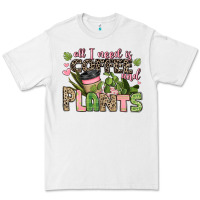 White all i need is coffee and plants Premium Tee - JahusDesignShop