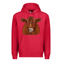 Cardinal red angus Premium Hoodie - JahusDesignShop