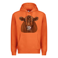 Red Angus Premium Hoodie | Teevron