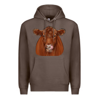 Coffee red angus Premium Hoodie - JahusDesignShop