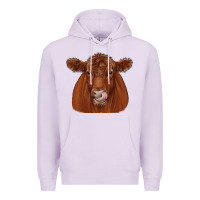 Lilac red angus Premium Hoodie - JahusDesignShop