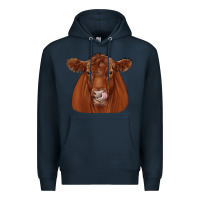Navy red angus Premium Hoodie - JahusDesignShop