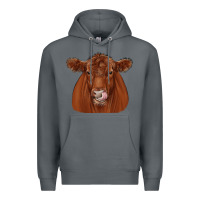 Rock red angus Premium Hoodie - JahusDesignShop
