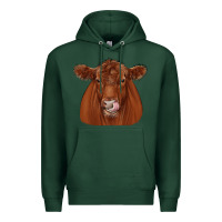 Sports Green red angus Premium Hoodie - JahusDesignShop