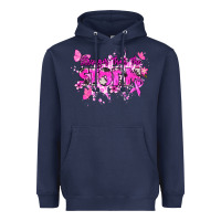 Navy Stronger than the storm Cancer Awareness Heavyweight Hoodie - HowdyJamesFarm