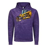 Cloud Purple Compact Track Loader Vintage Hoodie - LillyAllenDesigns