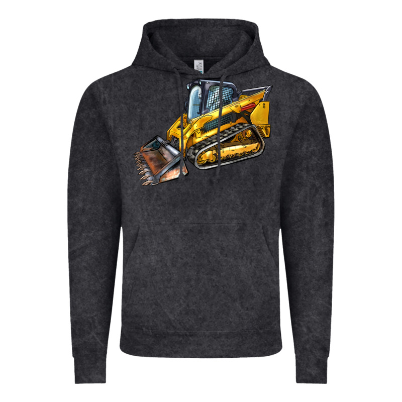 Compact Track Loader Vintage Hoodie by LillyAllenDesigns | Teevron
