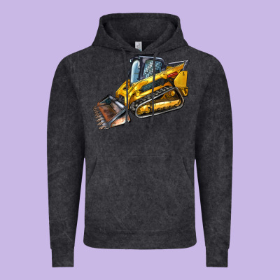 Compact Track Loader Vintage Hoodie Designed By Lillyallendesigns