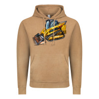 Vintage Camel Compact Track Loader Vintage Hoodie - LillyAllenDesigns
