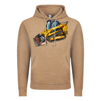 Vintage Coffee Compact Track Loader Vintage Hoodie - LillyAllenDesigns