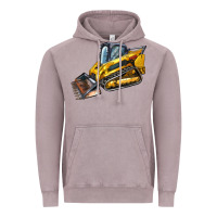 Vintage Zinc Compact Track Loader Vintage Hoodie - LillyAllenDesigns