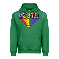 Emerald lgbtq pride Urban Hoodie - FaDigitalArtStudio