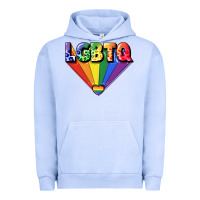 Pigment Grape Ice lgbtq pride Urban Hoodie - FaDigitalArtStudio