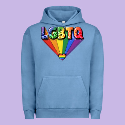 Lgbtq Pride Urban Hoodie Designed By Fadigitalartstudio