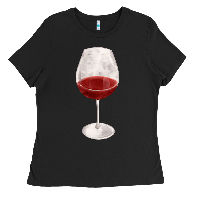 Wine Glass Fa Element Ladies Tee by FaDigitalArtStudio | Teevron
