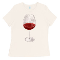 Bone wine glass fa element Ladies Tee - FaDigitalArtStudio