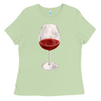 Matcha wine glass fa element Ladies Tee - FaDigitalArtStudio