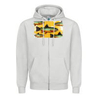 Dove Grey Colorado Greenback Cutthroat Trout Fish Zipper Hoodie - Bettercallsaul