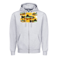 Heather Grey Colorado Greenback Cutthroat Trout Fish Zipper Hoodie - Bettercallsaul