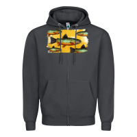 Smoke Colorado Greenback Cutthroat Trout Fish Zipper Hoodie - Bettercallsaul