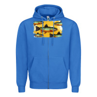 True Royal Colorado Greenback Cutthroat Trout Fish Zipper Hoodie - Bettercallsaul