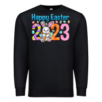Black Happy Easter 2023 Easter Day Premium Sweatshirt - HowdyJamesFarm