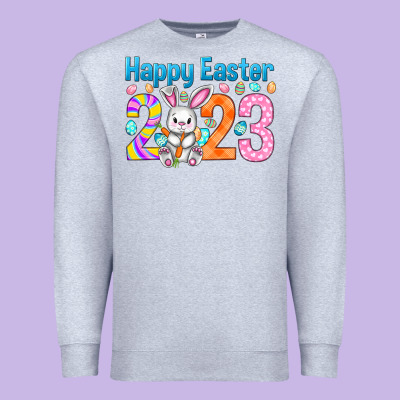 Happy Easter 2023 Easter Day Premium Sweatshirt Designed By Howdyjamesfarm