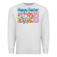 Oatmeal Heather Happy Easter 2023 Easter Day Premium Sweatshirt - HowdyJamesFarm