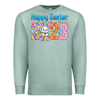 Seafoam Happy Easter 2023 Easter Day Premium Sweatshirt - HowdyJamesFarm