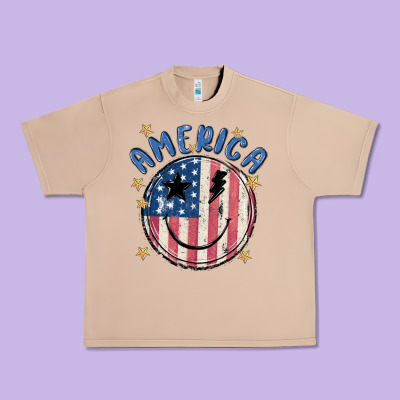 America Urban Heavy Tee Designed By Maliassmallbusiness